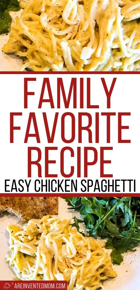 Different Spaghetti Ideas, The Amazing Chicken Spaghetti, Chicken Spaghetti Rotisserie, Chicken And Spaghetti Noodles Recipe, How To Make Chicken Spaghetti Recipes, Spaghetti Noodles And Chicken Recipes, Chicken Spaghetti Recipe With Rotel Velveeta Pasta Casserole, The Best Chicken Spaghetti, Easy Baked Chicken Spaghetti