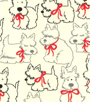 Scotty Dog, Scottish Terriers, Scottie Dogs, White Terrier, West Highland White Terrier, West Highlands, Fabric Birds, Scottish Terrier, Dog Drawing