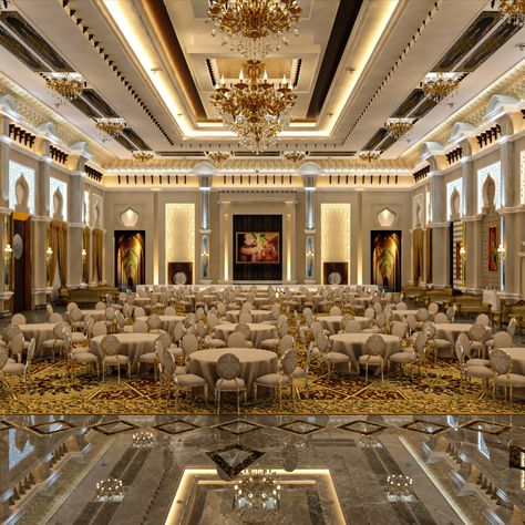 "Discover unparalleled luxury with a Roman-classic banquet hall featuring towering ceilings and royal Rajasthani architecture." "Experience the grandeur of a luxurious banquet hall with Roman interiors and the regal charm of a Rajasthani palace." "Where Roman elegance meets Rajasthani royalty: Explore a banquet hall and hotel that redefine luxury." "Behold the impeccable Roman-classic banquet hall with soaring ceilings and palatial Rajasthani-inspired exteriors." Marriage Palace Interior Design, Banquet Interior Design Hotel, Hotel Banquet Hall Interior Design, Banquet Hall Ceiling Design Modern, Classical Banquet Hall Design, Marriage Hall Ceiling Design, Marriage Hall Interior Design, Marriage Palace Design, Banquets Interior Design