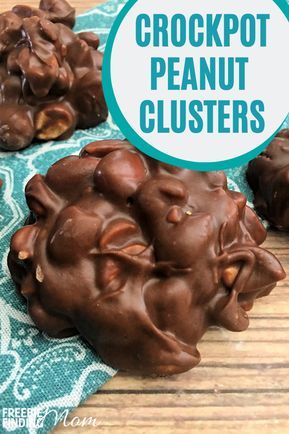 Crockpot Candy Peanut Clusters, Crock Pot Peanut Clusters, Crockpot Peanut Clusters, Peanut Clusters In Crockpot, Crockpot Candy Recipes, Homemade Chocolate Candy, Chocolate Peanut Clusters, Peanut Clusters, Crockpot Candy