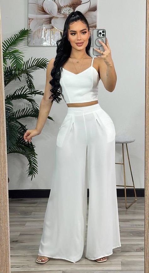 Outfit Boda, Office Outfits, Outfits Casuales, Graduation Dress, Chic Style, Crop Top, Casual Outfits, Crop Tops, Fashion Outfits