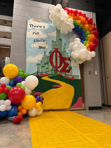 Fall Recruitment Themes, Fairy Bid Day Theme, College Homecoming Themes, Recruitment Week Themes, College Formal Themes, Wizard Of Oz Sorority Theme, Wizard Of Oz Bid Day Theme, Palooza Bid Day Theme, Creative Bid Day Themes