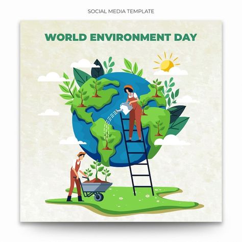 A poster for world environment day with ... | Premium Psd #Freepik #psd #sustainable-development #environmental-sustainability #sustainable #eco-friendly Save Mother Earth Poster, Environmental Posters, Planet Drawing, Save Mother Earth, Earth Drawings, Earth Poster, World Earth Day, Earth Globe, World Environment Day