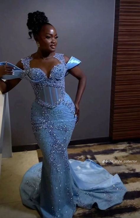 Nigerian Dress, Nigerian Lace Styles Dress, Nigerian Lace Styles, Classy Prom, Prom Inspiration, African Prom Dresses, Sparkly Prom Dresses, Gorgeous Prom Dresses, Lace Gown Styles