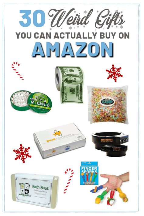 30 Weird Gifts You Can Actually Buy On Amazon - Society19 Weird Secret Santa Gifts, Funny Secret Santa Gifts, Weird Stuff On Amazon, Amazon Christmas Gifts, Bad Gifts, Silly Gifts, Gag Gifts Christmas, Creative Money Gifts, Clever Gift