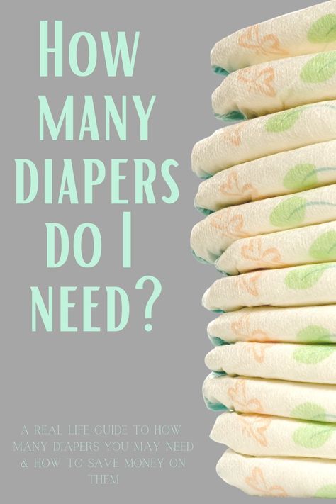 How many Diapers Do I need? An easy guide to stockpiling diapers. How Many Diapers Do I Need In Each Size, How Many Diapers To Buy In Each Size, Diaper Chart, 5 Month Baby, Newborn Needs, Prepare For Labor, Expecting Twins, Do Baby, Preparing For Baby