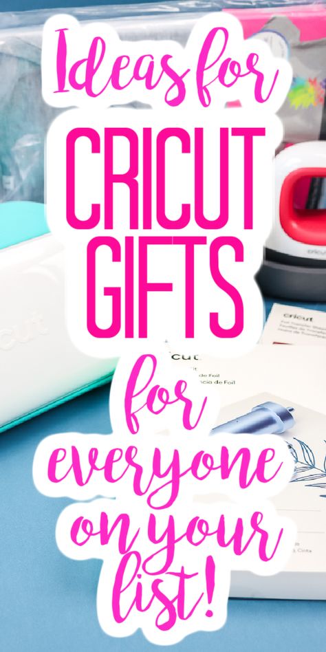 These Cricut gifts are perfect for everyone on your list! We have gifts for beginning crafters, Cricut lovers, as well as gifts you can make with your Cricut machine! #cricut #cricutmade #cricutcreated #giftideas #holidaygifts Cricut Gifts, Cricut Projects Easy, Cricut Explore Air Projects, Cricut Christmas Ideas, Cricut Birthday, Cricut Expression, Projets Cricut, Christmas Gifts For Coworkers, Cricut Projects Beginner