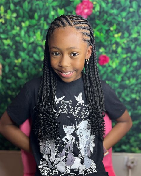 The Best Kids Braider In Charlotte 💕 | Two Mohawk style✨ Natural braid style no weave💓 Did you book VIP? If not you still have time to get your January appointment. Books open … | Instagram Girl Braids Hairstyles Kids Black Natural Braids, Kids Hairstyles Girls Braids, Braids Ideas Cornrows, Back To School Hair Styles Black Kids, Preteen Braided Hairstyles Kids, Cornrolls Hairstyles Braids For Kids, Hair For Black Girls Kids, Back To School Braids Hairstyles For Kids, Fulani Braids Hairstyles Kids