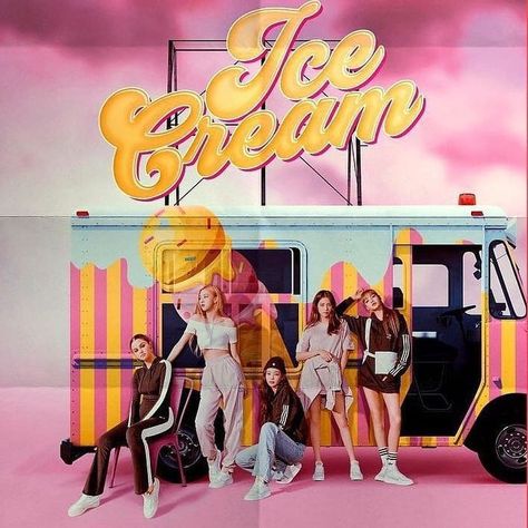 Blackpink Ice-cream, Rose Ice Cream, Yg Entertaiment, Queen Pictures, Blackpink Funny, Blackpink Video, Black Pink Dance Practice, Park Chaeyoung, Interesting Questions