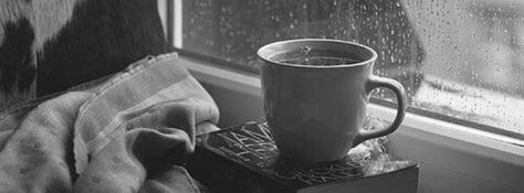 Coffee and a book ~ #LazySunday facebook cover photo Rainy Day Photography, Rain And Coffee, Book And Coffee, I Love Rain, Fb Cover Photos, Love Rain, Coffee Photography, On A Rainy Day, Foto Art