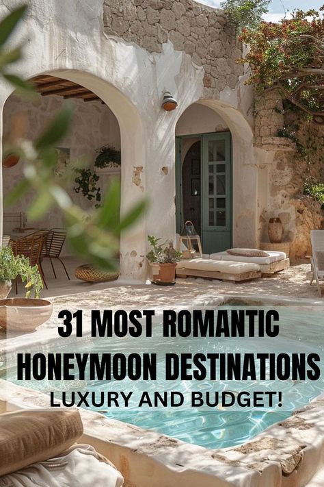 most romantic honeymoon destinations Romantic Hawaii Honeymoon, Good Honeymoon Destinations, Places For Honeymoon Vacations, Places To Go For Honeymoon, Unique Honeymoon Ideas, Hunny Moon Places, Inexpensive Honeymoon Destinations, Budget Vacations For Couples, Romantic Honeymoon Destinations In Usa