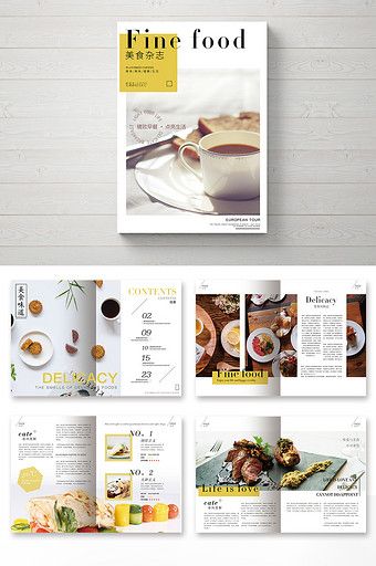 Small fresh food magazine Brochure#pikbest#Templates #bakery #cake #brochure #typography #portfolio #layout #ideas #design Bakery Brochure, Cake Brochure, Food Magazine Layout, Design De Configuration, Brochure Food, Recipe Book Design, Mises En Page Design Graphique, 잡지 레이아웃, Logos Retro