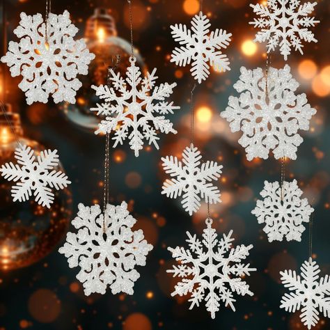 cozy christmas decor - Payhip Indoor Winter Wonderland, White Snowflake Christmas Tree, Snowflake Decorations Christmas, Sparkling Christmas Tree, Winter Wonderland Decor, Christmas Snowflakes Decorations, Christmas Balloon Decorations, Wonderland Decor, Snowflake Christmas Tree