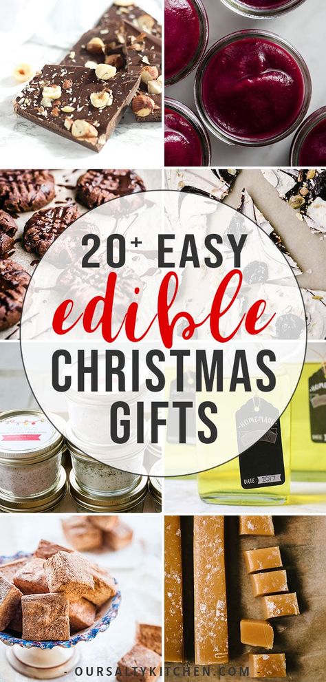 Homemade Christmas Gifts Food, Edible Gifts Homemade, Xmas Food Gifts, Diy Christmas Gifts Food, Christmas Baking Gifts, Edible Christmas Gifts, Diy Food Gifts, Homemade Food Gifts, Christmas Gifts To Make