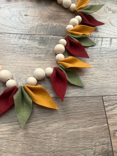 Felt ball garland