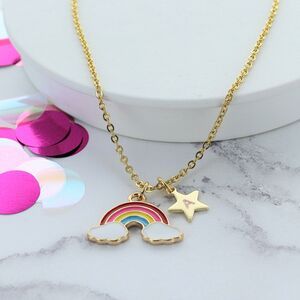 Jewelry Findings Guide, Star Charm Necklace, June 1st, Rainbow Gift, Rainbow Necklace, Rainbow Star, Jewelry Accessories Ideas, Kids Necklace, Girly Accessories