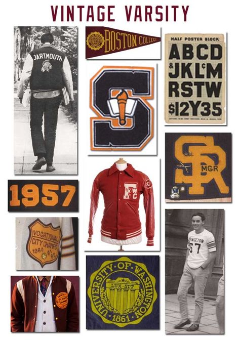 Varsity Sports Aesthetic, Vintage College Football, Collegiate Aesthetic Design, Vintage College Tee, Vintage Athletic Aesthetic, Vintage College Aesthetic, Varsity Graphics, Vintage College Shirts, Varsity Aesthetic