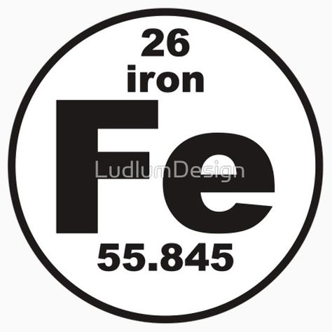 Fe - Iron Fe Iron, Anatomy, Periodic Table, It Works, Portfolio, For Sale, T Shirt, Beauty