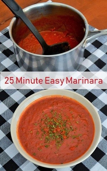 Easy Marinara Sauce Made in 25 Minutes - Jersey Girl Cooks Authentic Italian Marinara Sauce, Italian Marinara Sauce, Spaghetti Sauces, Easy Marinara Sauce, Marinara Sauce Recipe, Baked Gnocchi, Inflammatory Recipes, Easy Meal Ideas, Foodie Art