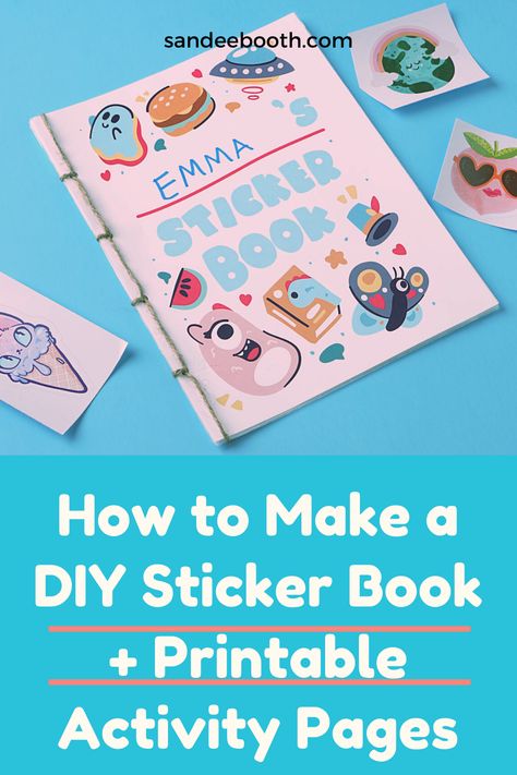 “Do your little ones love stickers? As fun as they are, stickers can end up everywhere—on the walls, the car windows, the floor. When you try to peel them off, they inevitably tear and leave sticky residue. However, there’s a great craft that allows for kids to use stickers cleanly again and again: a reusable DIY sticker book. A reusable sticker book is an excellent place for kids to store and play with their stickers Sticker Books For Kids, Sticker Book Printable, Sticker Book Ideas, Sticker Album Diy, Diy Sticker Book, Reusable Sticker Book, Diy Kid Activities, Classroom Birthday, Toddler Coloring Book