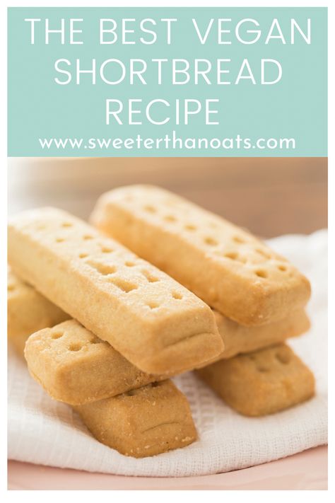 Easy vegan shortbread recipe. Can you make shortbread vegan? Traditional Scottish Shortbread, Vegan Shortbread, Scottish Shortbread, Vegan Christmas Cookies, Vegan Holiday Recipes, Vegan Baking Recipes, Shortbread Biscuits, Vegan Christmas Recipes, Vegan Cookies Recipes