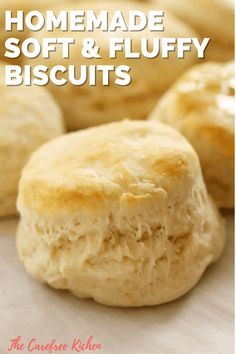 These Baking Powder Biscuits are soft, fluffy, buttery and so quick to make. With just a few easy steps, you’ll have delicious homemade biscuits to rival anything from the can in no time. #thecarefreekitchen #biscuits #biscuitrecipe #fluffybiscuitrecipe #bakingpowderbiscuits Flaky Biscuit Recipe, Perfect Biscuits, Homemade Baking Powder, Quick Biscuits, Best Homemade Biscuits, Best Biscuit Recipe, Easy Homemade Biscuits, Baking Powder Biscuits, Homemade Biscuits Recipe