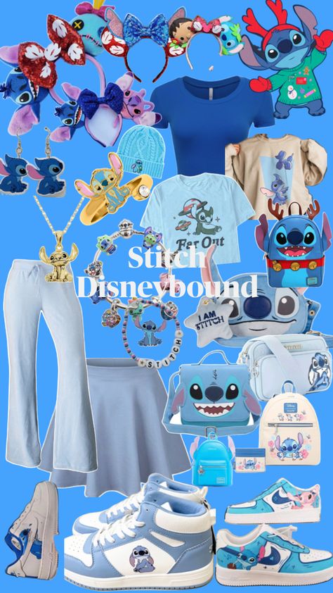 Stitch Disney Bound, Stitch Disneybound, Disney Vacation Outfits, Disney Bound Outfits Casual, Disney World Outfits, Disney Bounding, Disney Bound Outfits, Walt Disney World Vacations, Disney World Vacation