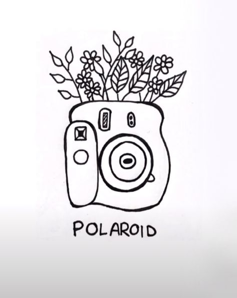 Liam Payne Drawing Easy, Polaroid Doodle, 1d Tattoos, Polaroid Drawing, Banner Doodle, Like A Tattoo, Whiteboard Art, Cute Easy Paintings, Doodle Art For Beginners