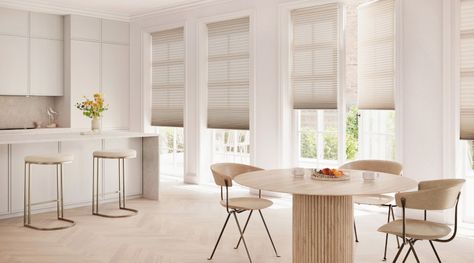 Did you know we offer FREE in-home consultations for HunterDouglas blinds? Click here to request your consultation: https://www.jostarinteriors.com/request-consultation Photo Credit: HunterDouglas Hunter Douglas Duette Honeycombs, Hunter Douglas Duette, Traditional Window Treatments, Dining Room Drapes, Skylight Shade, Room Darkening Shades, Skylight Design, Light Filtering Shades, Honeycomb Shades