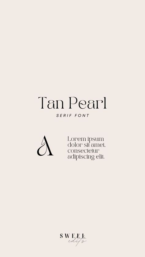 Add a little sweet 'Tan Pearl' font to the mix. Tan Pearl Font, Serif Branding, Colour Pictures, 잡지 레이아웃, Audio Guest Book, Jewelry Logo Design, Pearl Logo, Stationery Inspiration, Jewelry Logo