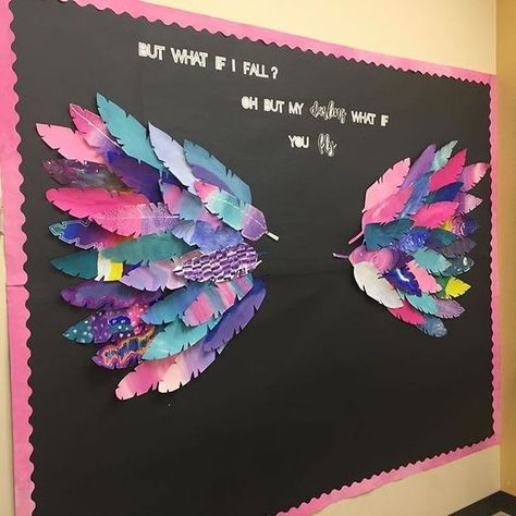 What If I Fall, Month Of September, What If You Fly, Classroom Bulletin Boards, School Bulletin Boards, Classroom Door, My Darling, Beginning Of School, Classroom Displays