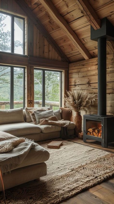 https://decomagz.com/cozy-elegance-60-scandinavian-cabin-interior-design-youll-love/ Scandinavian Cabin Interior, Cabin Interior Ideas, Scandinavian Cabin, Cabin Interior Design, Log Cabin Interior, Cabin Living Room, Cabin Aesthetic, Tiny House Loft, Farmhouse Kitchens