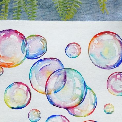 Nianiani on Instagram: "Colourful Bubbles
.
Tutorial now up on my yt channel: nianiani
Downloadable outline is available for purchase in my ko-fi shop, you can find the link in the description box of my yt video
Enjoy!
.
.
.
.
.
#watercolor #watercolour #watercolorpainting #watercolorart #watercolortribe #worldofartists #instaart #watercolor_daily #watercolortutorial #worldwatercolorgroup #worldofart #watercolor_art #watercolor_art #watercolor_gallery #watercolordoodle #doodleart #cottagecore #watercolorcottagecore #bubbles #watercolorbubbles" Water Colour Bubbles, Bubble Drawing Tutorials, Watercolor Bubbles Painting, Water Bubbles Drawing, Watercolour Bubbles, Bubbles Tutorial, Drawing Bubbles, Bubble Drawing, P Letter