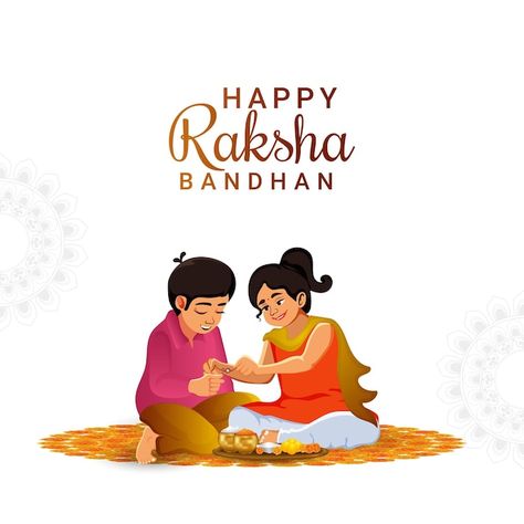 Raksha Bandhan Illustration Art, Raksha Bandhan Cartoon Images, Rakshabandhan Illustration, Raksha Bandhan Stickers, Happy Rakshabandhan Stickers, Rakhi Illustration, Raksha Bandhan Illustration, Rakhi Background, Happy Rakshabandhan Creative