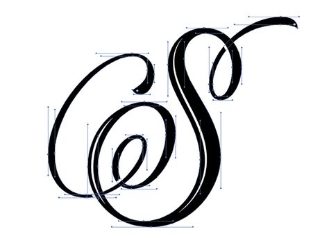 Letter S script lettering bezier curves by Vini Vieira Letter S Drawing Art, S Script Letter, Letter S In Different Fonts, S Cursive Letter, The Letter S Tattoo, Letter S Cursive, S Letter Drawing Art, S Letter Calligraphy, S In Different Fonts