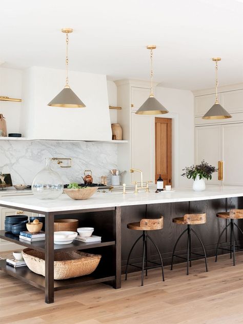 Kitchen Island With Storage And Seating, Mcgee Home Kitchen, Mcgee Kitchen, Kitchen Island With Storage, Island With Storage, The Mcgee Home, Mcgee Home, Kitchen Island With Seating, Kitchen Island Ideas