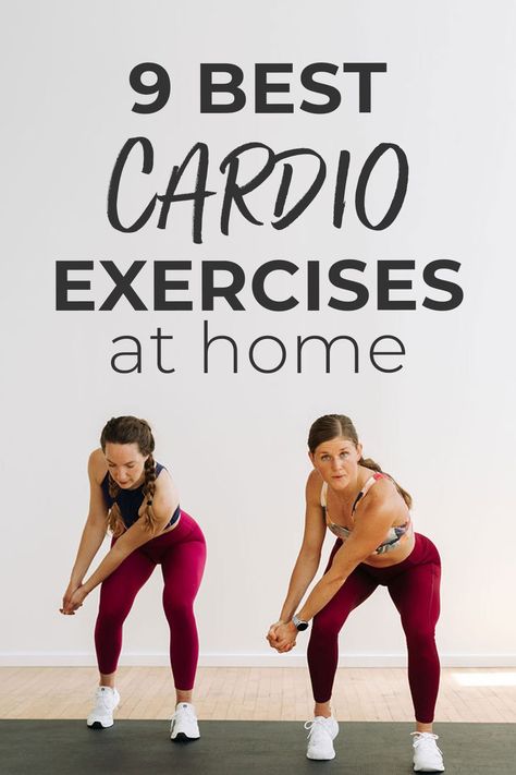 Full Body Cardio Exercises, Bodyweight Cardio Exercises, Home Cardio Workout Beginners, Simple Cardio Workouts At Home, Cardio With Weights Workout, At Home Cardio Workout No Equipment, Cardio Workout At Home For Beginners, 10 Min Cardio Workout, High Intensity Cardio Workout