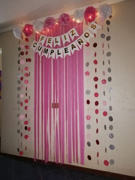 Happy Birthday Decoration Ideas At Home, Ideas Para Cumpleaños Mujer, Ideas De Cumpleaños Aesthetic, Easy Birthday Decoration Ideas At Home, Birthday Decoration Ideas At Home, Ideas Para Cumpleaños, Birthday Decoration Ideas, Happy Birthday Decoration, Birthday Decorations At Home