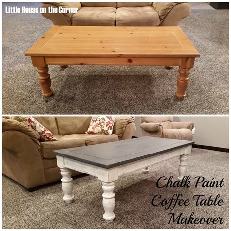 A homeowner's blog about home decor, home renovations, DIY projects, recipes, crafts. Inexpensive, practical, budget-friendly, DIY. Chalk Paint Coffee Table, Coffee Table Makeover, Painted Coffee Tables, Furniture Rehab, Table Makeover, Furniture Stores, Refurbished Furniture, Cool Ideas, Furniture Restoration