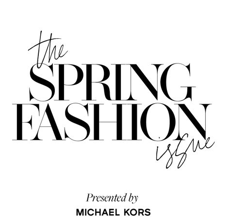 I like the font for 'Spring Fashion' - looks quite strong but the handwriting text still makes it look feminine. Fashion Magazine Typography, Magazine Fonts, Fashion Words, Fashion Typography, Fashion Layout, The Zoe Report, Text Layout, Magazine Layout Design, Graphic Design Fonts