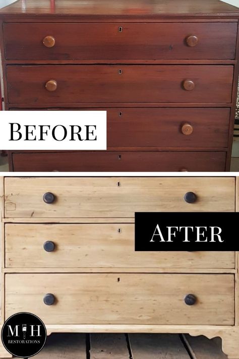 Raw Wood Bedroom Furniture, Old Cabnits Makeover, How To Beige Wash Furniture, Stripping And Bleaching Furniture, Furniture Base On Cabinets, Flipping Ikea Dresser, Refurbish Antique Dresser, Light Wood Stained Dresser, Diy Wide Nightstand