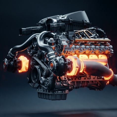 Engine Aesthetic, Mechanic Engineering, V8 Cars, Mechanical Engineering Design, Automobile Engineering, Cool Car Drawings, Automotive Mechanic, Automotive Engineering, Motor Engine