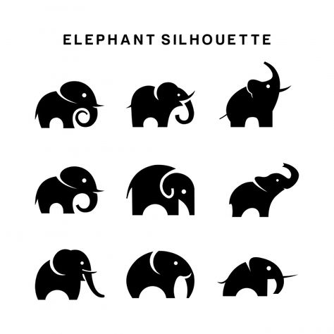 Elephant Silhouette Art, African Symbols Art, Abstract Elephant Art, Elephant Icon Logo, Elephant Graphic Design, Elephant Logo Design Creative, Elephant Illustration Design, Elephant Illustration Art, Animal Silhouette Art