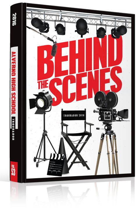 Yearbook Cover - Unused - "Behind The Scenes" Theme - Hollywood, Silver Screen… Senior Yearbook Ideas, Yearbook Covers Themes, The Scene Aesthetic, Yearbook Covers Design, Yearbook Cover, Cover Design Inspiration, Yearbook Layouts, Yearbook Pages, Yearbook Covers