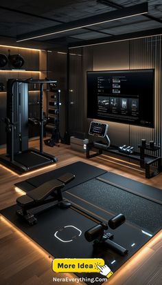 6. Health and Wellness: #health, #wellness, #fitness, #selfcare Gym Setup Ideas, Home Gym On A Budget, Luxury Home Gym, Boutique Gym, Home Gym Ideas, Home Gym Inspiration, Gym Design Interior, Luxury Gym, Home Gym Setup