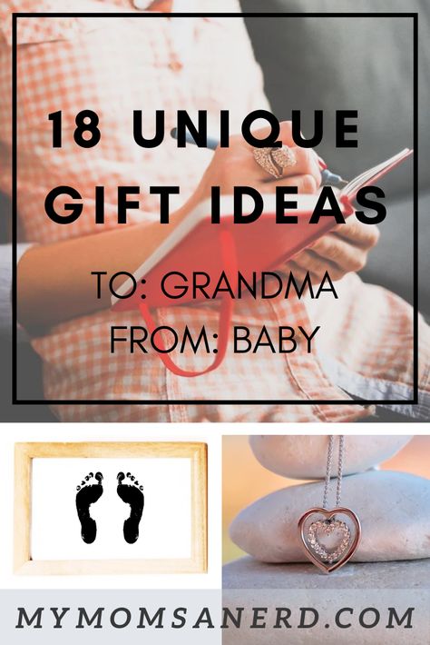 Unique gifts for Grandma from Baby: whether you're looking for handmade, practical, or gifts for grandmothers-to-be, you'll find it here! #gifts #christmasgiftideas #giftguide #parenting #moms #mothersday #christmasgiftideas #grandma #baby Gifts For Grandma From Baby, Handmade Gifts For Grandma, Grandma Diy, Diy Gifts For Grandma, Baby Grandma, Gifts For New Grandma, Grandmother Birthday, Cute Mothers Day Gifts, Grandmas Mothers Day Gifts