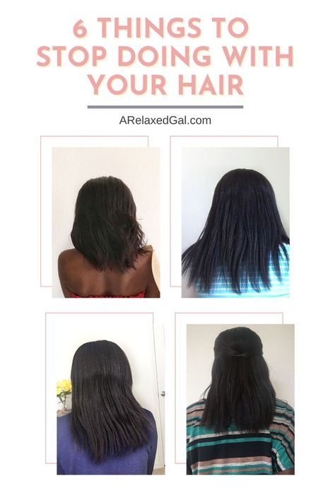 6 things to stop doing with your relaxed hair Long Relaxed Hair, Relaxed Hair Journey, Healthy Relaxed Hair, Relaxed Hair Care, Natural Beauty Remedies, Hair Mistakes, There Is Hope, Glamorous Hair, Healthy Hair Journey