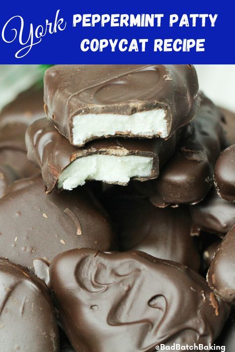 Sees Copycat Recipes, York Mint Patties, Copycat Little Debbie, Peppermint Patties Recipe, Tempered Chocolate, Peppermint Patty Recipe, Homemade Peppermint Patties, Batch Baking, Patty Recipe