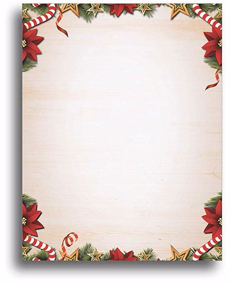 Holiday Letterhead, Craft Ideas For Beginners, Christmas Letter Template, Christmas Card Background, Cars Birthday Invitations, Christmas Background Images, Free Printable Stationery, Classic Christmas Movies, Paper Craft Ideas