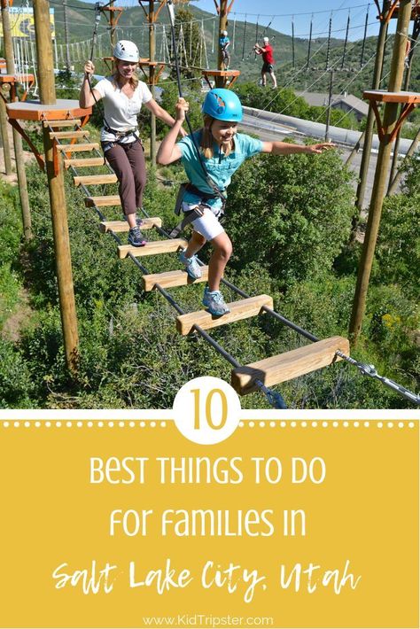 10 Best things for families to do in Salt Lake City, Utah, including Lagoon amusement park. #saltlakecity #utah #lagoon #familytravel Lagoon Amusement Park, Utah Activities, Utah Summer, Legoland California, Legoland Florida, Utah Vacation, Utah Road Trip, Utah Hikes, Activities For Teens